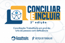 Logo da 2ª edição da campanha "Conciliar e Incluir"